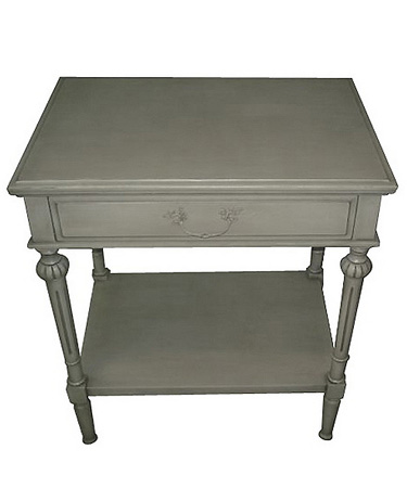 Two tiers side table with drawer