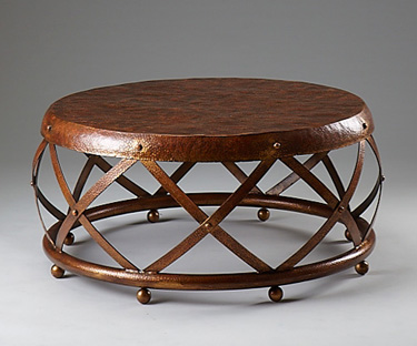 Drum coffee table
