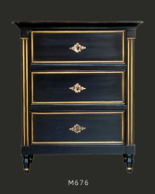 Small 3 Drawers Chest Paris
