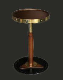 Aircraft Round Brass Side Table